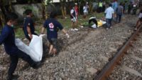 Pelajar Nyaris Tewas, Tersenggol Kereta Api