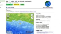 Gempa Kebumen Dirasakan Seluruh Jawa ?