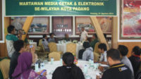 Kodim 0312 Padang Silaturahmi Bersama Wartawan se-Kota Padang
