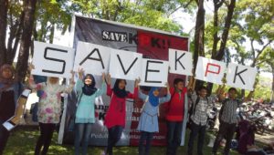 LAM & PK Unand Gelar Aksi #SAVEKPK
