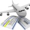 Ilustrasi tiket penerbangan. Foto : Internet