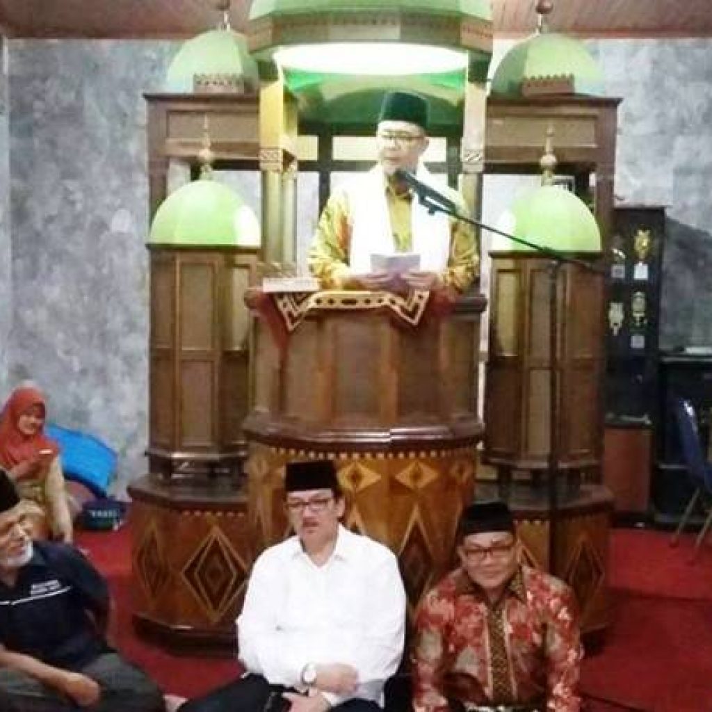 Nasrul Abit saat Safari Ramadan ke Batipuah