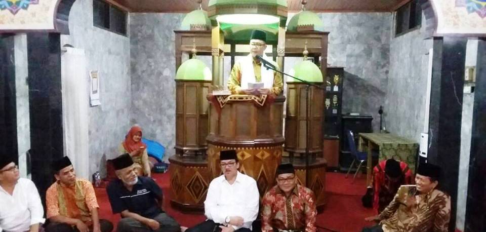 Nasrul Abit saat Safari Ramadan ke Batipuah