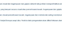 Kriteria Tingkat Kegiatan Gunung Api