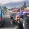 suasana arus mudik lebaran di kawasan Padang Panjang. Dok.Kabarpadang.com