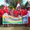 Rombongan pawai SDN 44 Sungai Lareh, Kota Padang, Sumatera Barat.