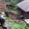 Lokasi bencana alam longsor di Pengambiran Ampalu, Lubuk Begalung, Kota Padang.