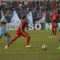 Laga pertandingan Persela Lamongan melawan Semen Padang FC, Minggu (15/10/2017) sore.