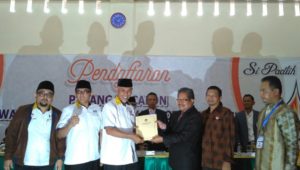 Mahyeldi-Hendri Resmi Mendaftar ke KPU Padang