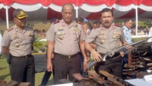 Polda Sumbar Musnahkan 816 Senpi Rakitan