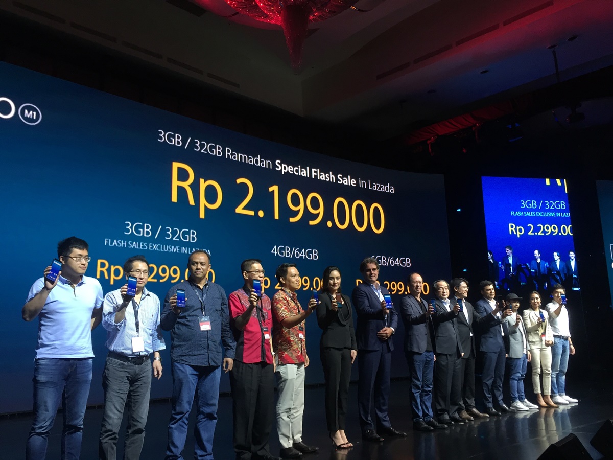 Peluncuran Asus Zenfone Max PRO M1 dalam gelara Asus Limitless Gaming Max Series Launch bertempat di Ritz Calrlton Pacific Palace, Jakarta, Senin (23/4/2018). Foto : Ikhwan