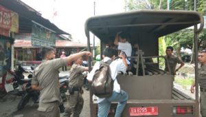 Nongkrong di Warnet, Empat Pelajar Diamankan Satpol PP Padang