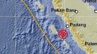Gempa 4,5 SR Guncang Tua Pejat Mentawai