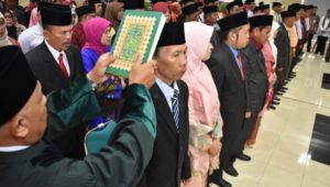Bupati Agam Lantik 166 Pejabat Struktural