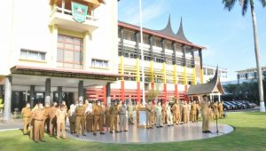Pimpin Apel Perdana, Ini Pesan Mahyeldi Untuk ASN Pemprov Sumbar