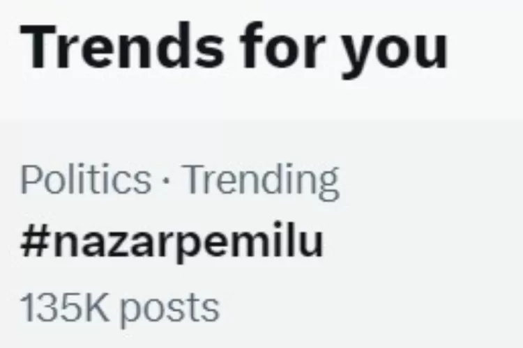 Nazar Pemilu