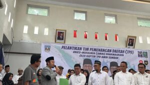 Pelantikan TPD AMIN Dharmasraya, Optimis Menang Lebih dari 60%
