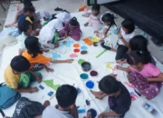 Karya Kolektif Kelana Akhir Pekan dari Padang Pariaman Pukau Kids Biennale Indonesia 2025