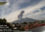 Marapi Erupsi! Abu Vulkanik Bumbung, Warga Waspada!