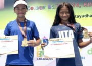 Michelle Christie Sabet Dua Gelar Juara Tenis Karawang!
