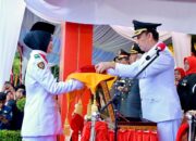 Agam Gelar Upacara, Paskibraka Sukses Turunkan Bendera Merah Putih