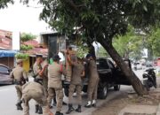 Satpol PP Padang Tertibkan Lapak PKL yang Ditinggalkan