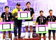 Lucky Sabet Emas, Kapolda Sumbar Tutup Kejurnas TDP Padang