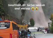 Air Terjun Anai Meluap, Lalin Bukittinggi-Padang Sempat Lumpuh