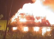 Rumah ASN di Canduang Hangus Terbakar Api