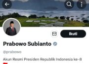 Prabowo Tampilkan Maninjau, Sampul Twitter Curi Perhatian