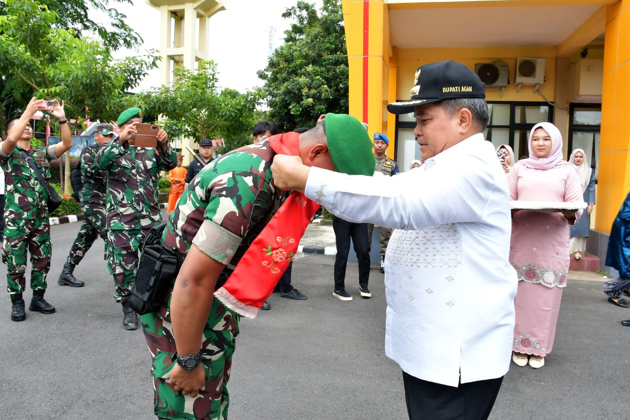 647-prajurit-yonif-tp-897/singgalang-tiba-di-agam,-bupati-:-mereka-putra-putri-terbaik-bangsa-penjaga-kehormatan-tanah-air
