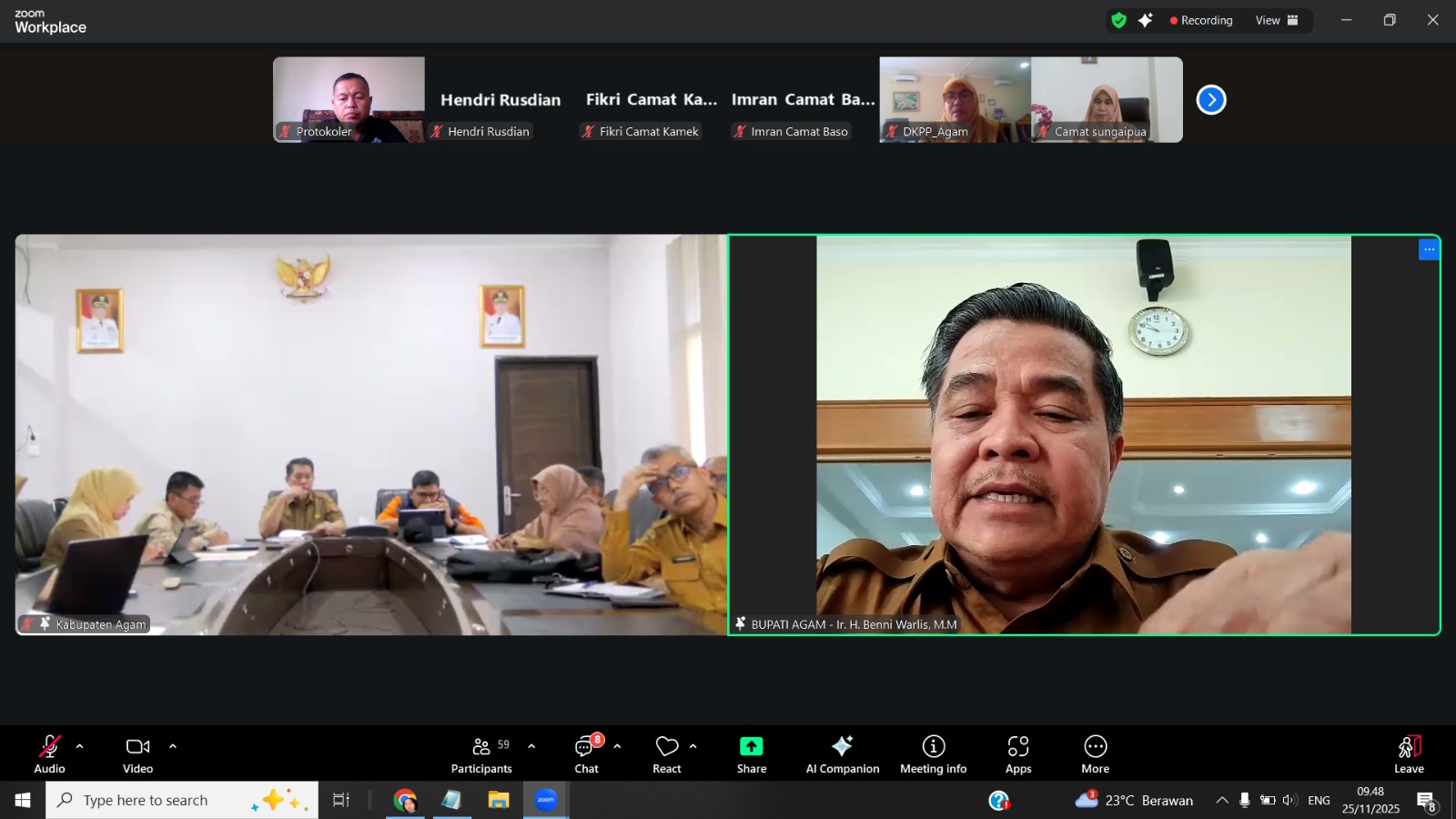 potensi-bencana-tinggi,-bupati-agam-instruksikan-camat-bentuk-posko-darurat