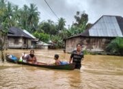 Banjir Landa Pasbar, Ratusan Warga Mengungsi Tiga Hari