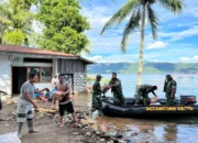 Kodam Kirim Logistik, Jangkau Korban Banjir Lewat Singkarak