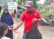 TV One Liput Palembayan, Salurkan Bantuan Korban Bencana