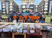 Polda Sumbar Ungkap, Musnahkan Ratusan Kilogram Ganja