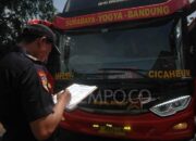 27 Bus Ditindak Kemenhub Saat Ramp Check di Jagorawi
