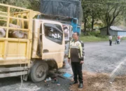 Truk Tabrakan di Solok, Sopir Diduga Mengantuk