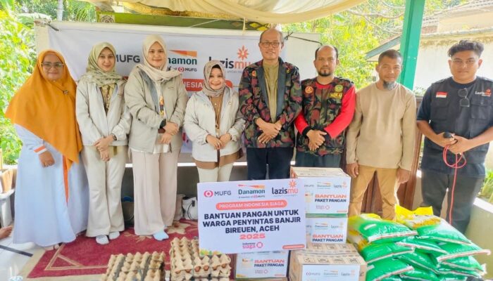 MUFG-Danamon Salurkan Bantuan Korban Bencana Sumatra Lewat LAZISMU