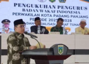 BWI Padang Panjang Kukuhkan Pengurus, Wakaf Produktif Digenjot