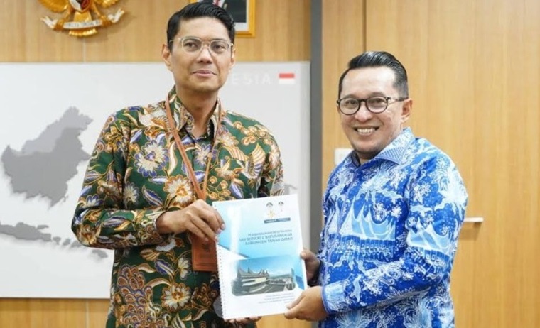 rencana-revitalisasi-pasar-serikat-c-batusangkar,-eka-putra-temui-dirjen-pdn-kemendag