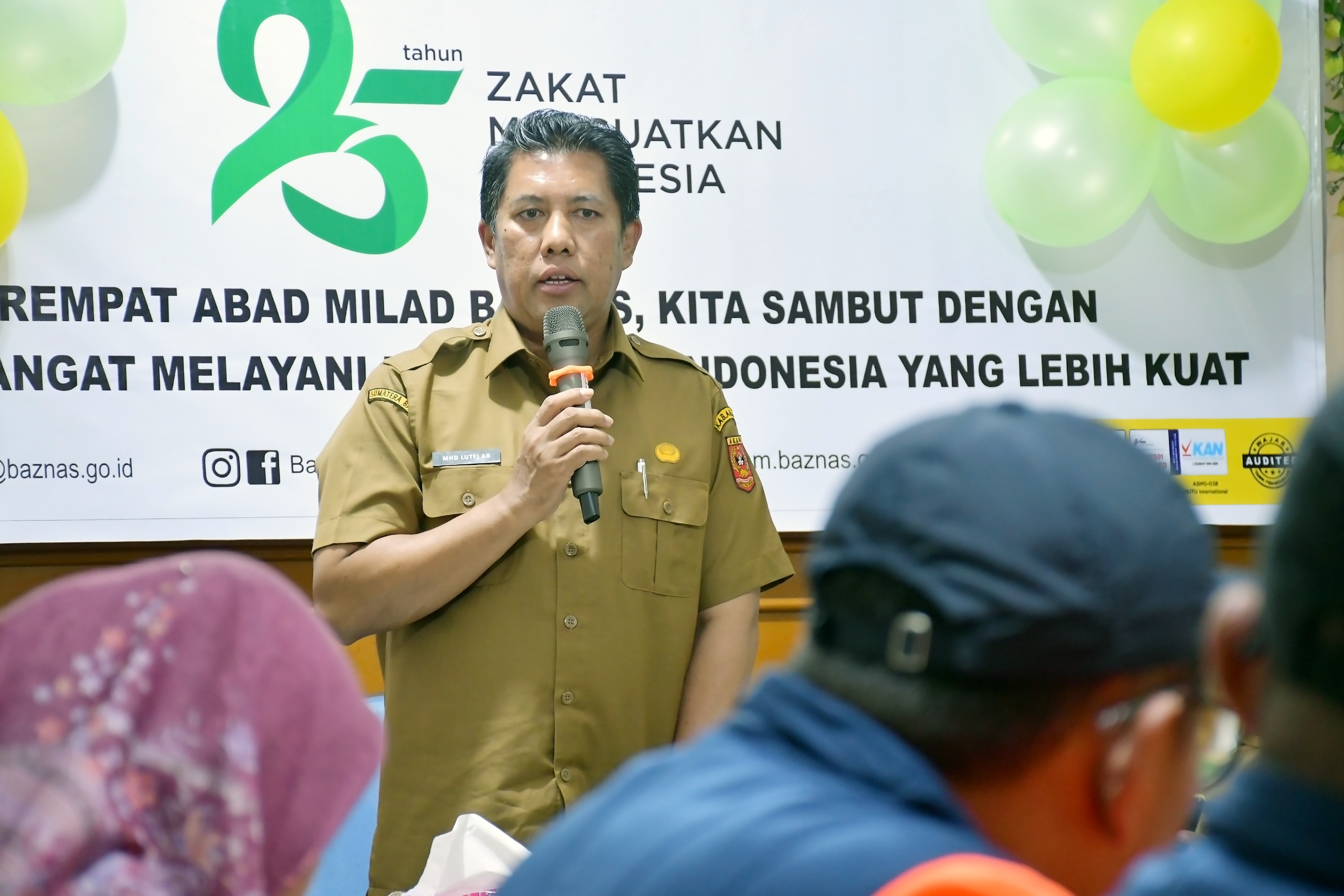 hadiri-pengukuhan-relawan,-sekdakab-agam-:-tingkatkan-kepercayaan-masyarakat-kepada-baznas