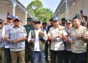 Pusat-Daerah Sinergi Resmikan Huntara Palembayan Bagi Korban Bencana