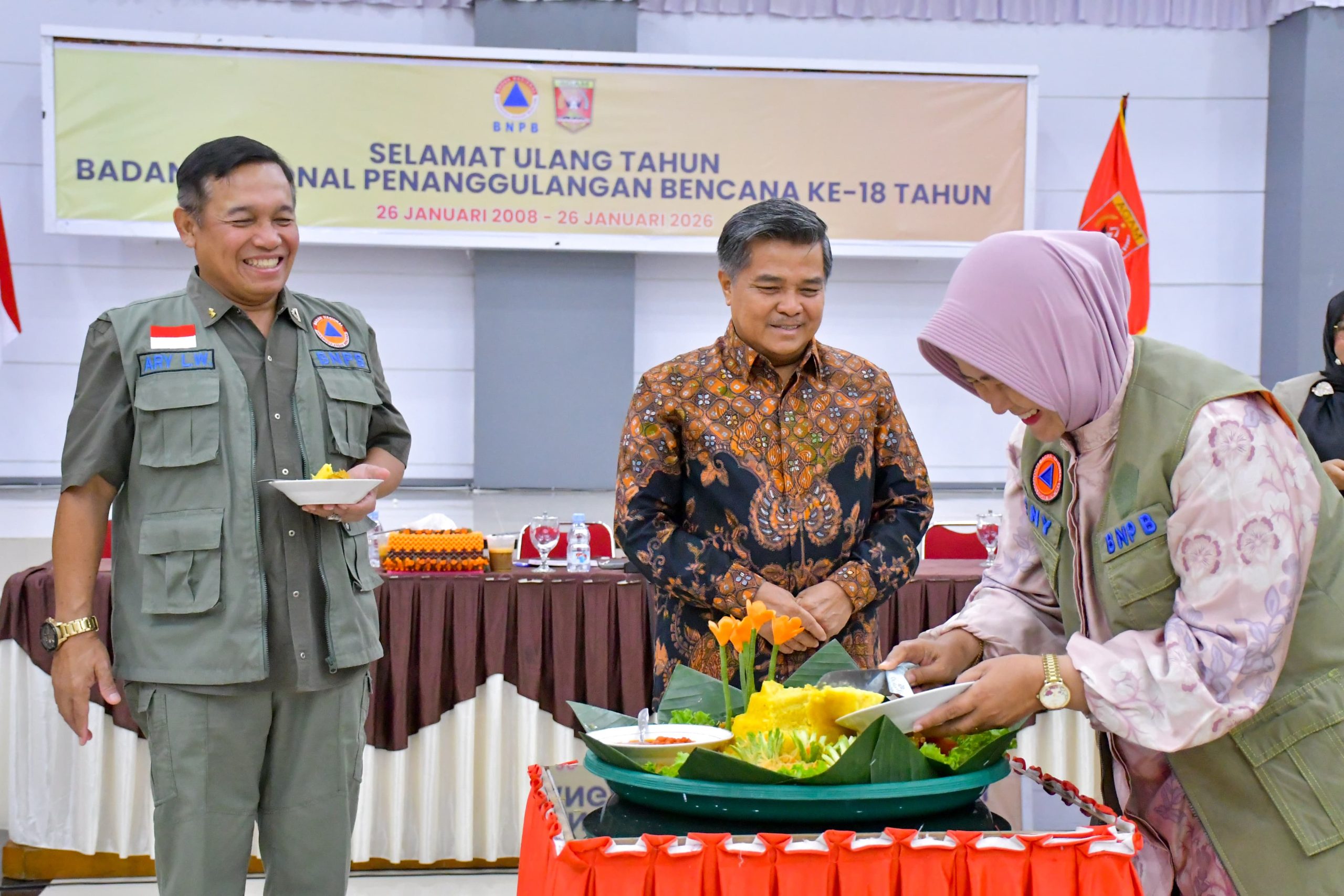 bnpb-peringati-hut-ke-18-di-agam,-perkuat-sinergi-pemulihan-pascabencana