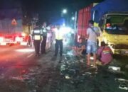 Truk Tabrak Truk di Agam, Tiga Nyawa Melayang