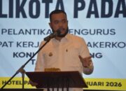 KONI Padang Dilantik, Fokus Benahi Olahraga Kota