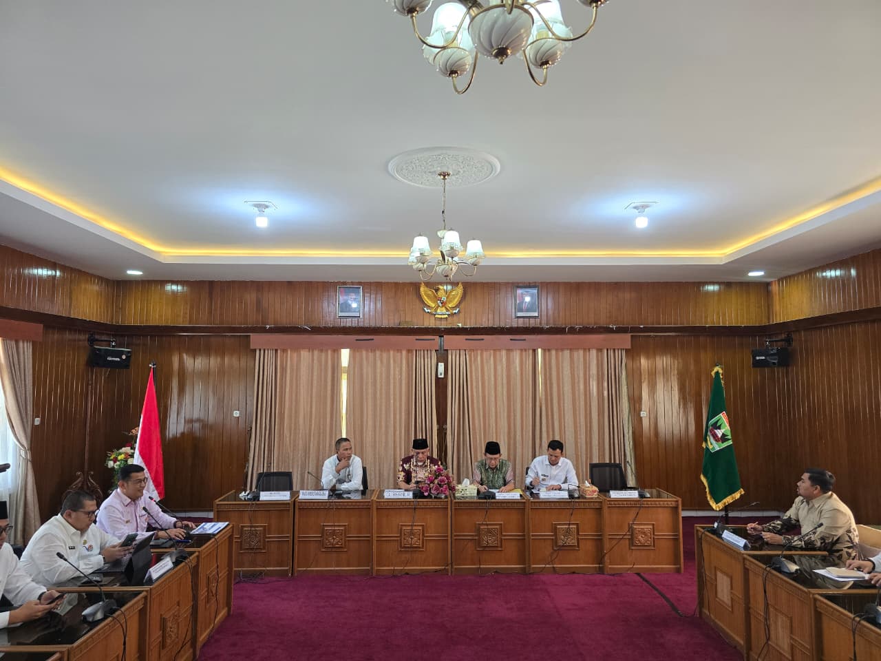 wali-kota-zulmaeta-hadiri-rakor-angkutan-lebaran-sumbar,-payakumbuh-siap-dukung-transportasi-terpadu