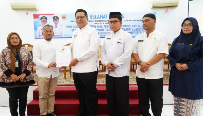 Ombudsman Evaluasi, Tanah Datar Terima Hasil Penilaian OPD