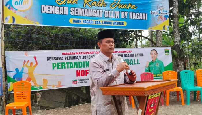 Nofrizon Cup Pulihkan Trauma Bencana Masyarakat Agam