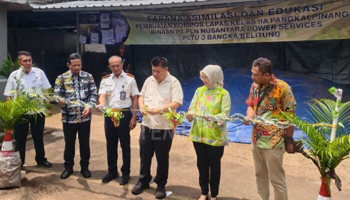 Warga Binaan Lapas Pangkalpinang Produksi Pupuk dari Limbah FABA